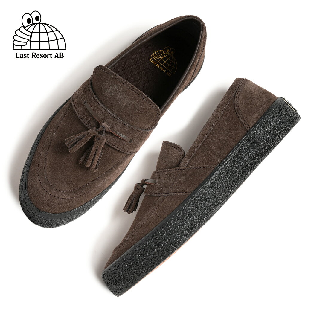 樂天商城 - 【15時までのご注文で即日発送！！】LAST RESORT AB ラストリゾート VM005 SUEDE スニーカー ローファー CHOCOLATE BROWN/ BLACK ( チョコレートブラウン スエードスニーカー VM005CBB )