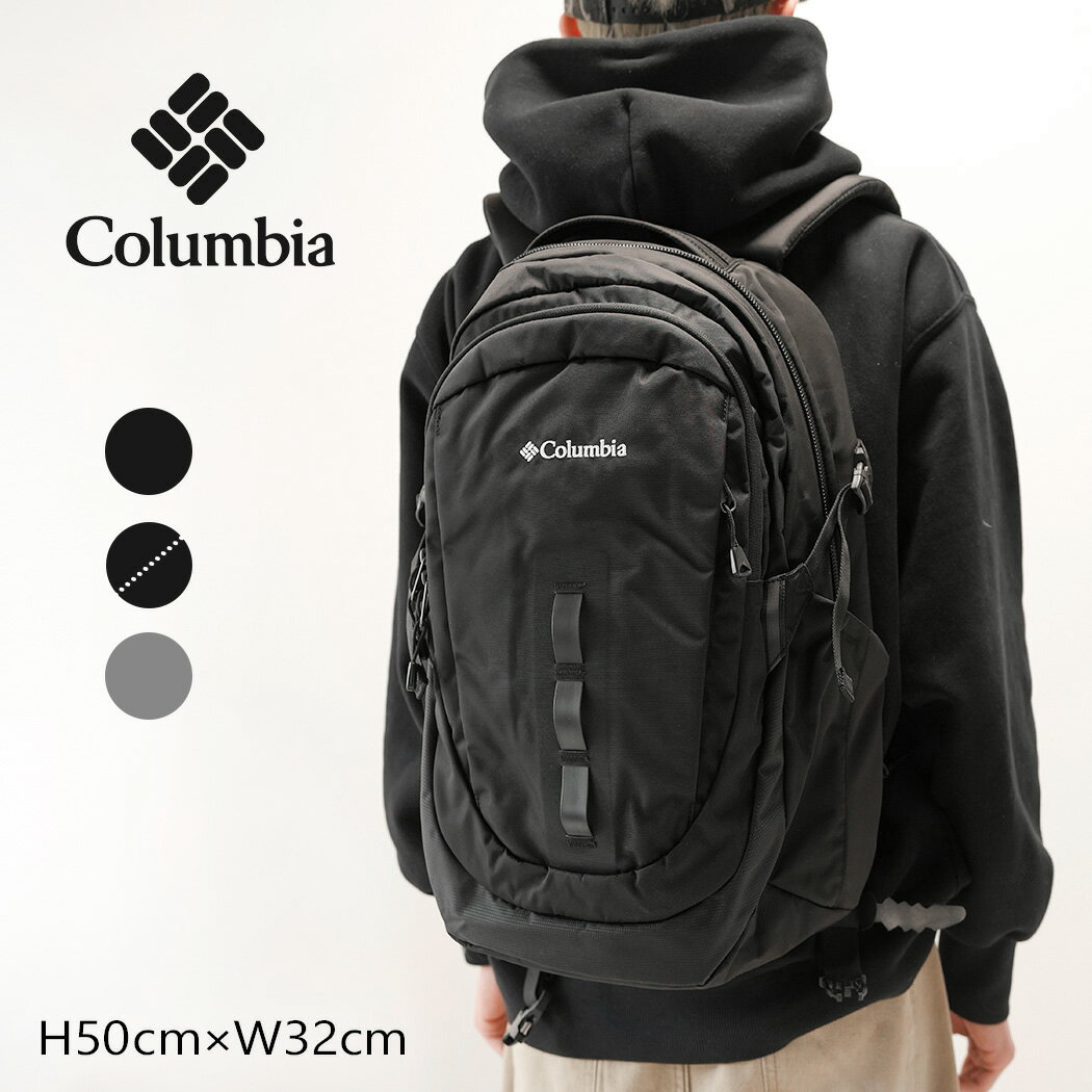 樂天商城 - 【15時までのご注文で即日発送！！】Columbia コロンビア バックパック リュック バッグ Pepper Rock 30L ペッパー ロック BACK PACK BLACK BLACK BLACK CITY GREY ( 鞄 ブラック 黒 グレー メンズ レディース PU7254 )