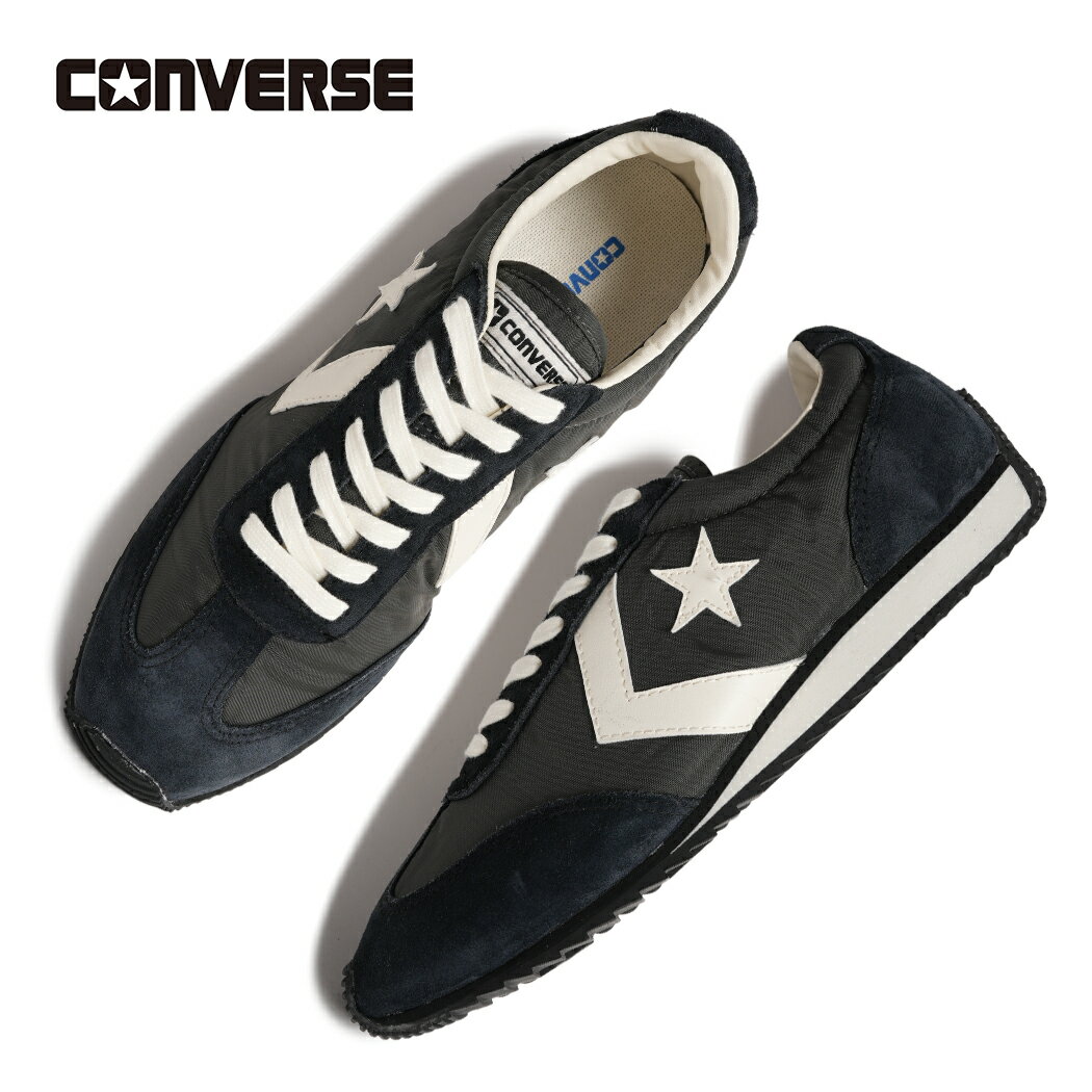 樂天商城 - 【15時までのご注文で即日発送！！】CONVERSE コンバース STFIRE AG エスティーファイヤー スニーカー BLACK ( ブラック 黒 ナイロン ガムソール クラシック レトロ ランニング メンズ 33702483 )