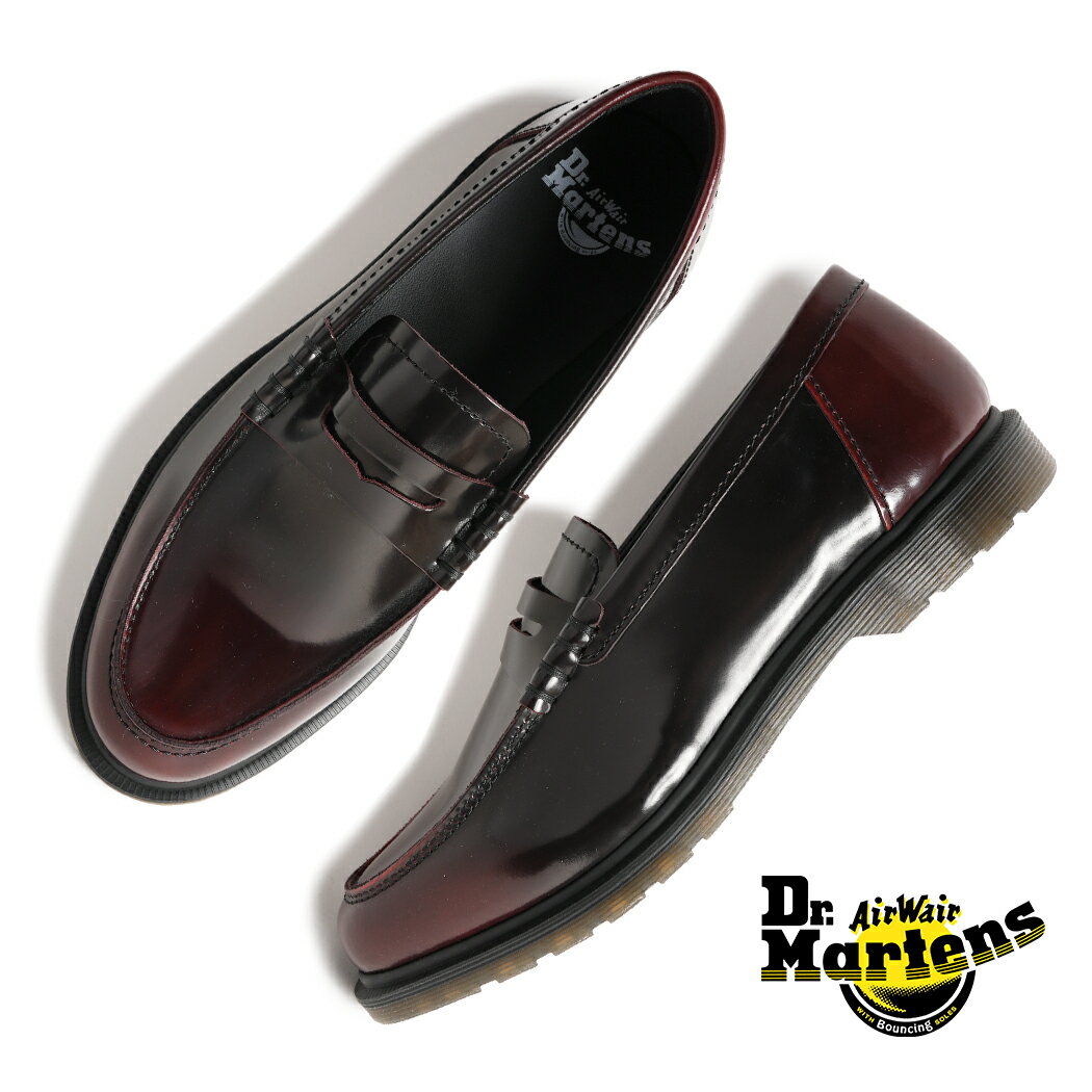 樂天商城 - 【お買い物マラソン限定クーポン配布中!!】Dr.Martens ドクターマーチン MAYFARE メイフェア ペニー ローファー 革靴 LOAFER CHERRY RED ( コインローファー レザー ドレス メンズ レディース 42847600 )