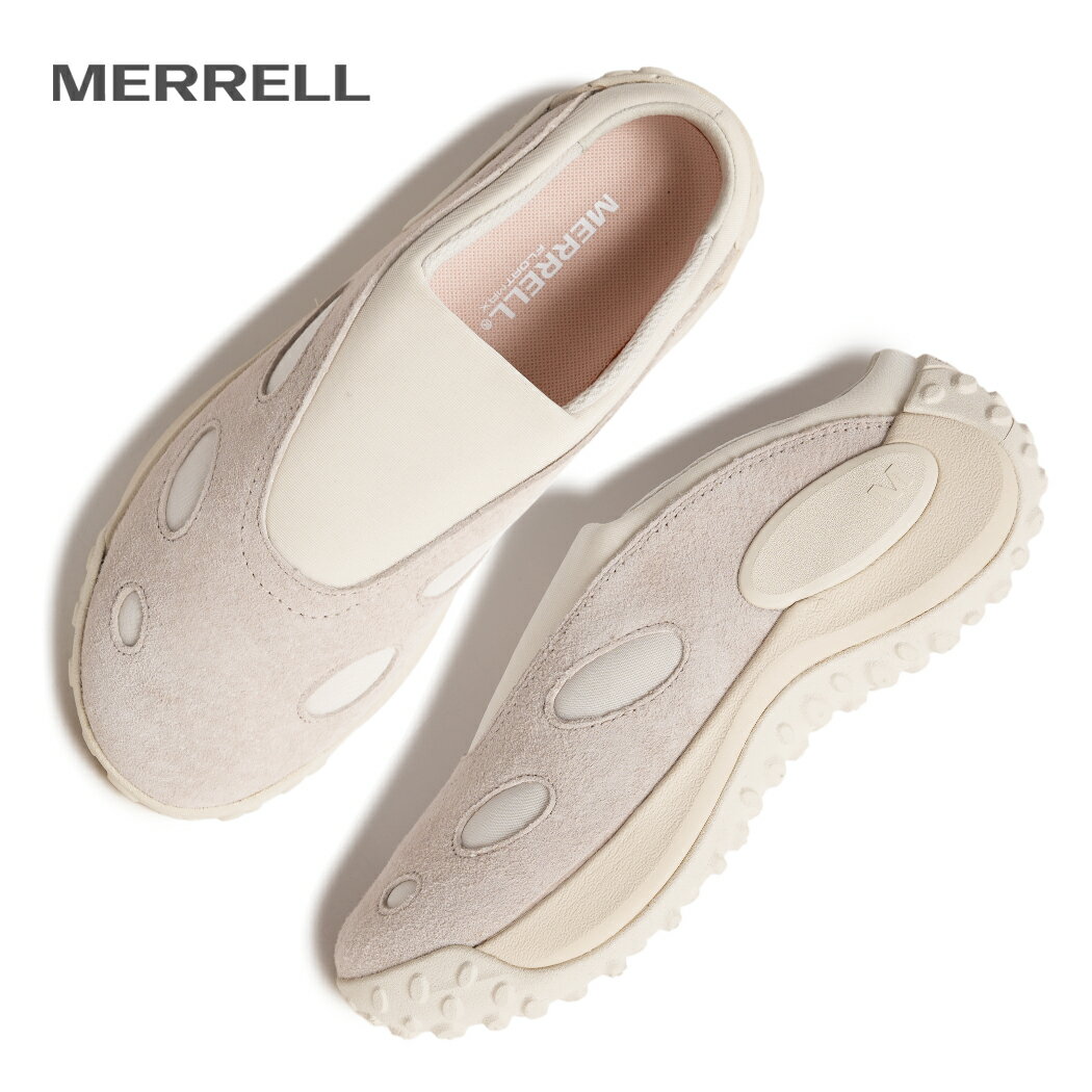 【15時までのご注文で即日発送！！】MERRELL メレル W JUNGLE TREK MULE ウィメンズ ジャングル トレック ミュール サンダル スニーカー POPLAR ホワイト 白 ベージュ スエード JUNGLE MOC 脱ぎやすい 履きやすい レディース J00003383