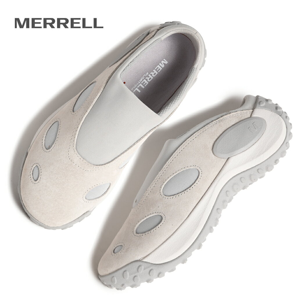 【お買い物マラソン限定クーポン配布中!!】MERRELL メレル W JUNGLE TREK MULE ウィメンズ ジャングル トレック ミュール サンダル スニーカー ASH ( ホワイト 白 グレー レディース JUNGLE MOC 脱ぎやすい 履きやすい レディース J00003382 )
