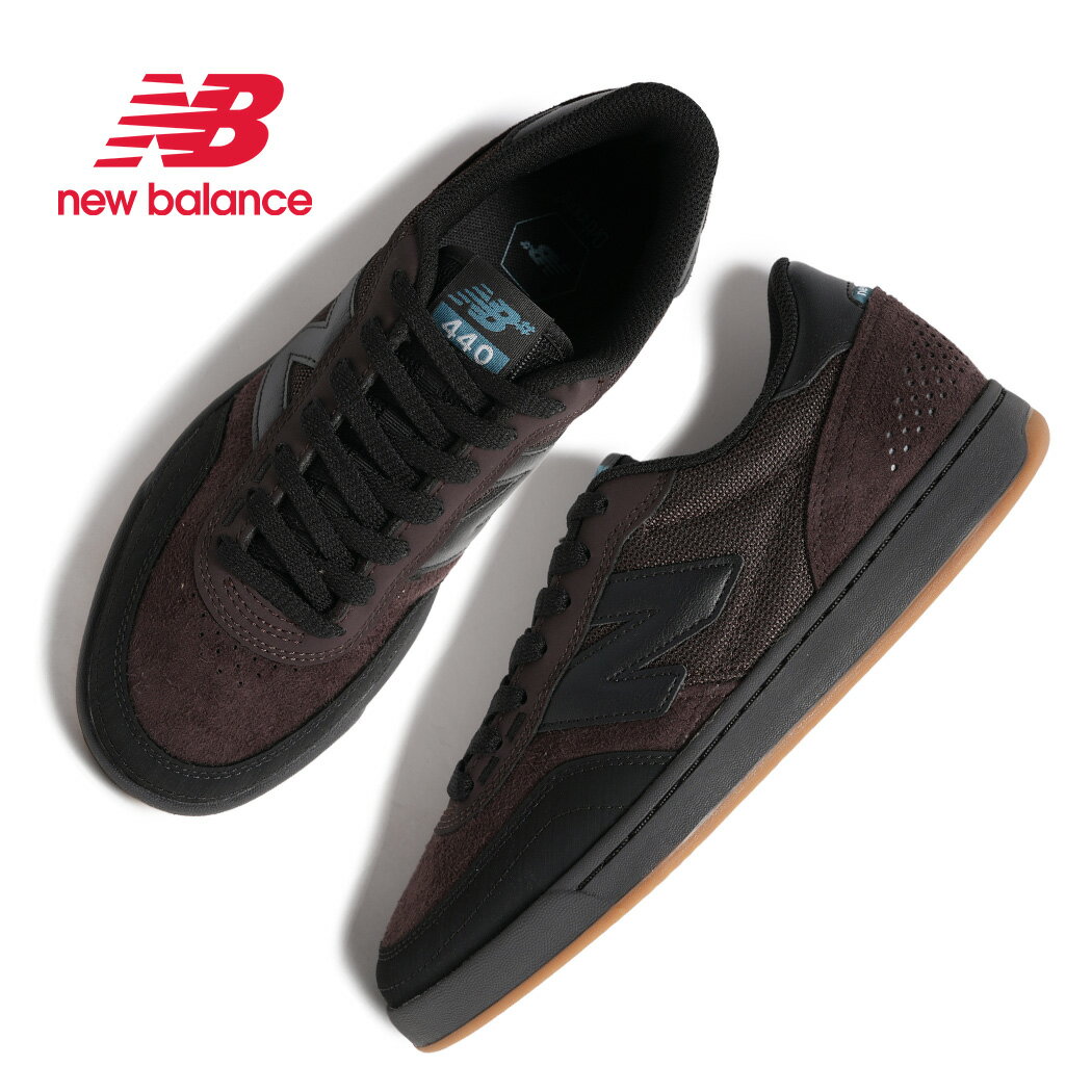樂天商城 - 【お買い物マラソン限定クーポン配布中!!】NEW BALANCE ニューバランス ヌメリック 440 スニーカー NUMERIC UN440VBB BROWN BLACK ( ブラウン 茶色 ブラック 黒 スケート SKATE メンズ )