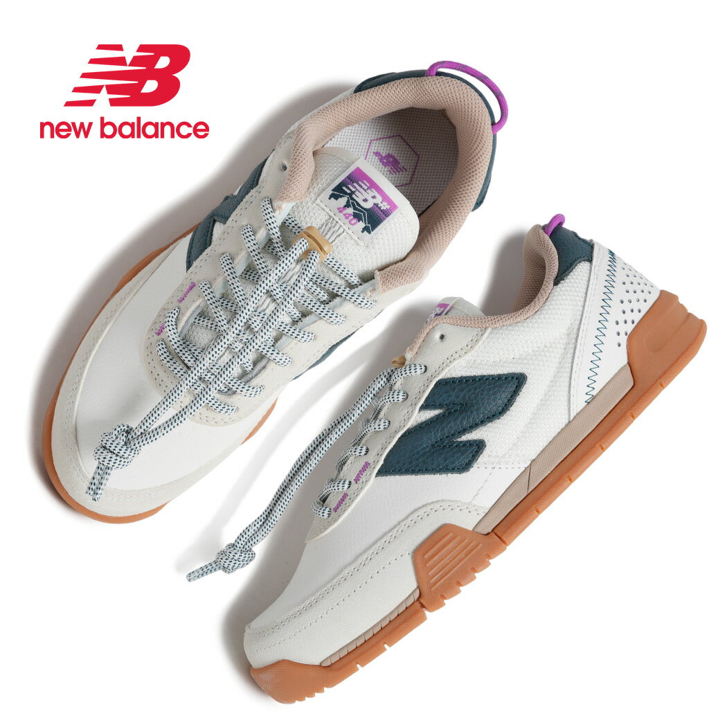 樂天商城 - 【お買い物マラソン限定クーポン配布中!!】NEW BALANCE ニューバランス ヌメリック 440 V2 トレイル スニーカー NUMERIC TRAIL NM440WSR SEA SALT DEEP OCEAN ( スケート SKATE 白 緑 メンズ レディース )