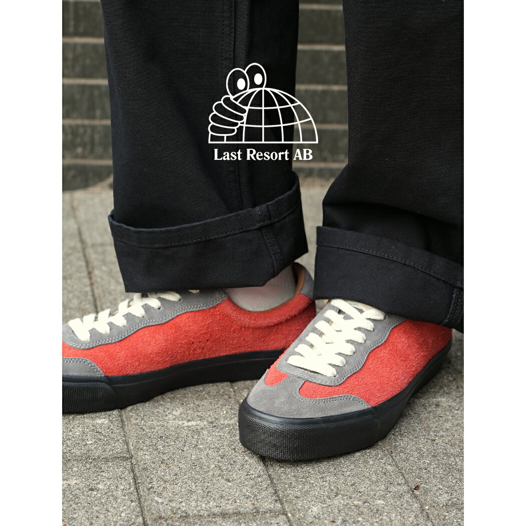 Rakuten - 【お買い物マラソン限定クーポン配布中！！】LAST RESORT AB ラストリゾート エービー VM004 スニーカー MILIC SUEDE RED CLAY GREY BLACK ( メンズ レディース オレンジ スエード VM004RCG )