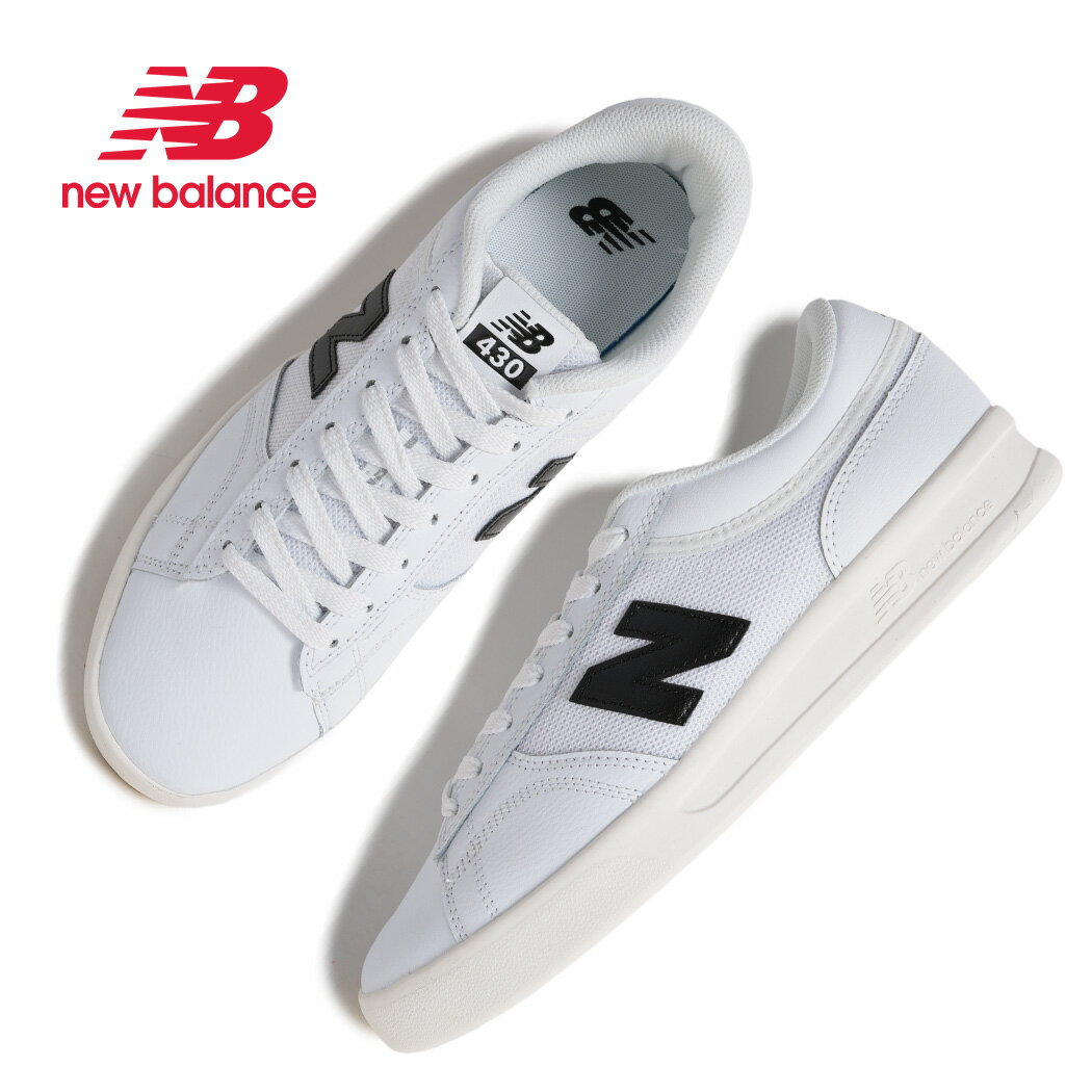 Rakuten - 【お買い物マラソン限定クーポン配布中！！】NEW BALANCE ニューバランス ヌメリック 430 スニーカー NUMERIC UN430FWG BLACK NB 103 WHITE ( 黒 白 メンズ スケート SKATE )