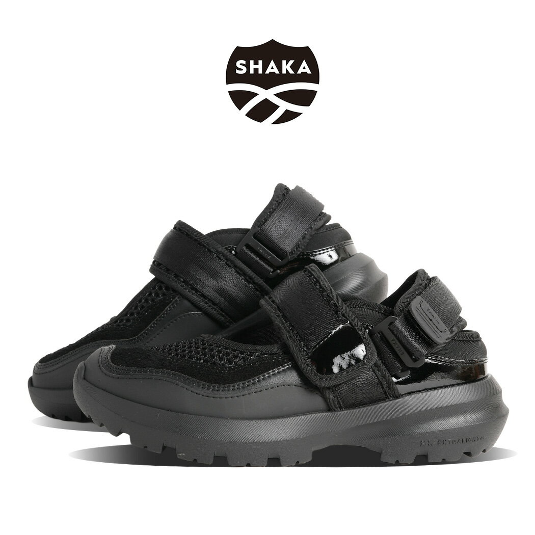 樂天商城 - 【お買い物マラソン限定クーポン配布中!!】SHAKA シャカ GREAT JOURNEY EXR グレート ジャーニー スニーカー サンダル BLACK ( メッシュ スニサン 水陸両用 黒 レディース メリージェーン SK-348BLK )