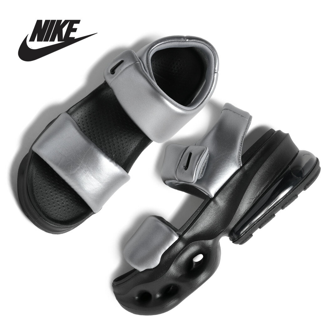 樂天商城 - 【15時までのご注文で即日発送！！】NIKE ナイキ 厚底 W AIR MAX HALO SANDAL ウィメンズ エア マックス ヘイロー サンダル MTLC COOL GREY ( KOKO ISLA おしゃれ かわいい レディース ストラップ IO1959-010 )