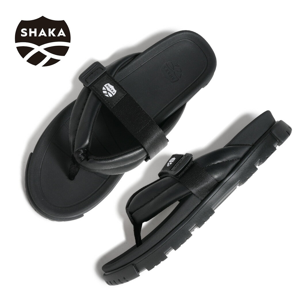 【お買い物マラソン限定クーポン配布中!!】SHAKA シャカ CAMP BAY PARA BF SANDAL キャンプ ベイ パラ トング サンダル BLACK ( 黒 ブラック アウトドア ストラップ レジャー メンズ レディース ウィメンズ SK-271V3BLACK )