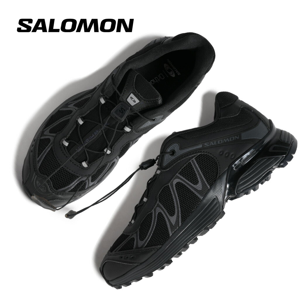 【15時までのご注文で即日発送！！】SALOMON サロモン XT-WHISPER XT ウィスパー スニーカー BLACK ( ブラック 黒 メッシュ トレイル ランニング ドローコード メンズ L47762000 )（楽天・PRECIOUS PLACE）