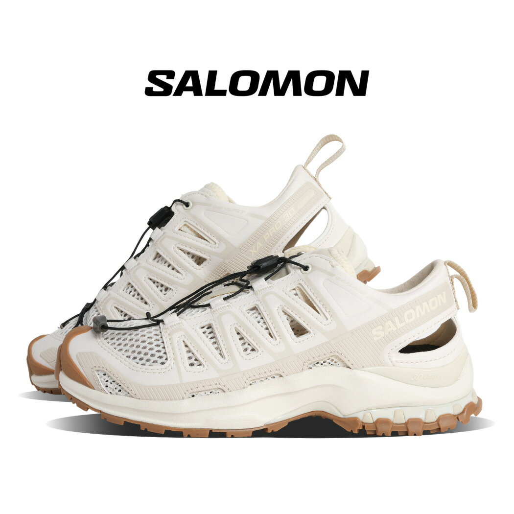 樂天商城 - 【お買い物マラソン限定クーポン配布中!!】SALOMON サロモン XA PRO 3D AMPHIB スニーカー VANILLA ICE ( 白 ホワイト シューズ メンズ レディース サンダル トレイル アウトドア レジャー L47740100 )