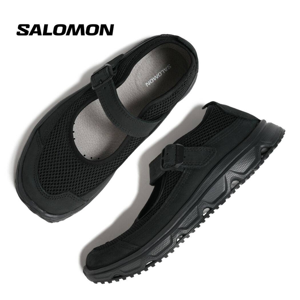 樂天商城 - 【お買い物マラソン限定クーポン配布中!!】SALOMON サロモン RX MARIE-JEANNE メリージェーン スニーカー BLACK ( ブラック 黒 メッシュ サンダル レディース ウィメンズ リカバリーシューズ L47363200 )