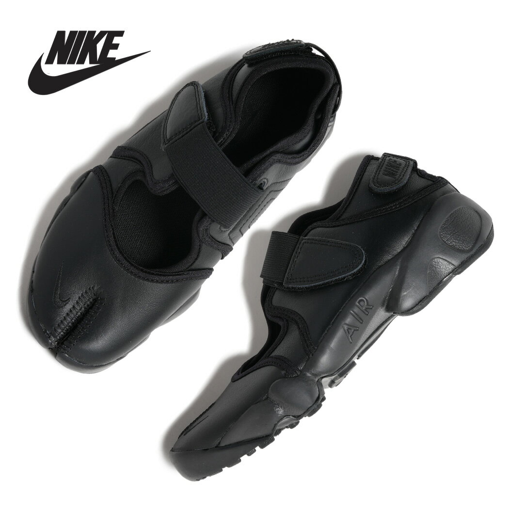 【15時までのご注文で即日発送！！】NIKE ナイキ W AIR RIFT ウィメンズ エアリフト スニーカー BLACK LEATHER ( 足袋 ブラック 黒 レザー サンダル レディース HM5737-002 )
