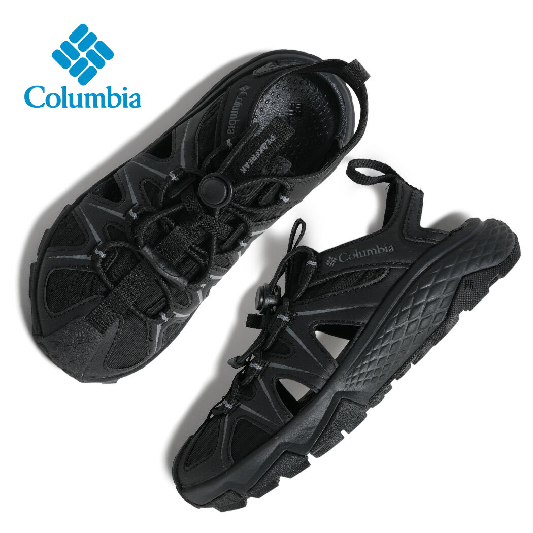 【最大5,000円offクーポン配布中！！】Columbia コロンビア ピークフリーク ラッシュ シャンダル サンダル PEAKFREAK RUSH SHANDAL SANDAL BLACK TI GREY STEEL ( 黒 レディース ウィメンズ アウトドア レジャー BL0341-011 )