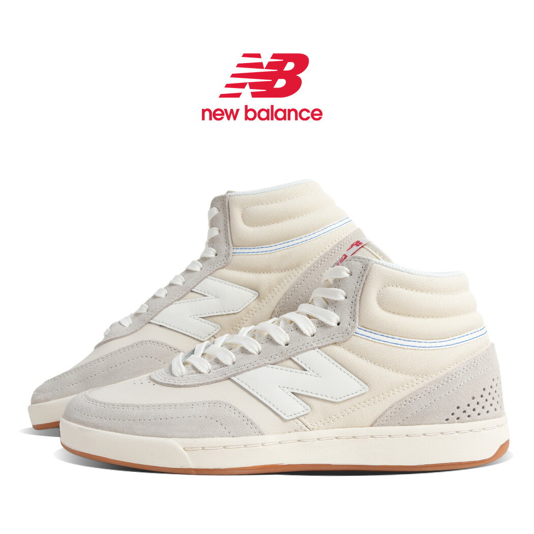 樂天商城 - 【お買い物マラソン限定クーポン配布中!!】NEW BALANCE NUMERIC ニューバランス ヌメリック 440 ハイカット スニーカー UN440HTW TIMBERWOLF WHITE ( NB 白 ベージュ ホワイト スケート SKATE メンズ )