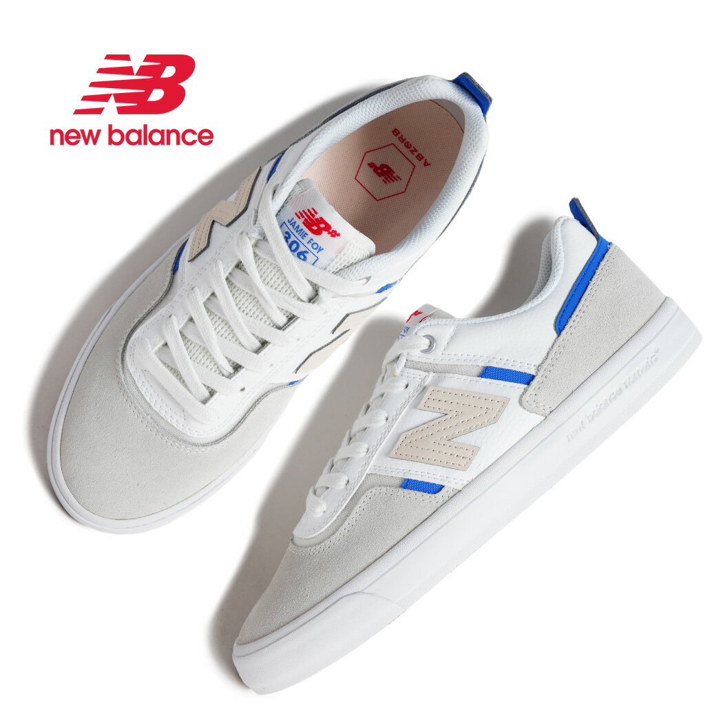 樂天商城 - 【お買い物マラソン限定クーポン配布中!!】NEW BALANCE NUMERIC ニューバランス ヌメリック Jamie Foy 306 スニーカー UN306WSR REFLECTION WHITE ( NB ホワイト 白 SKATE スケート メンズ )