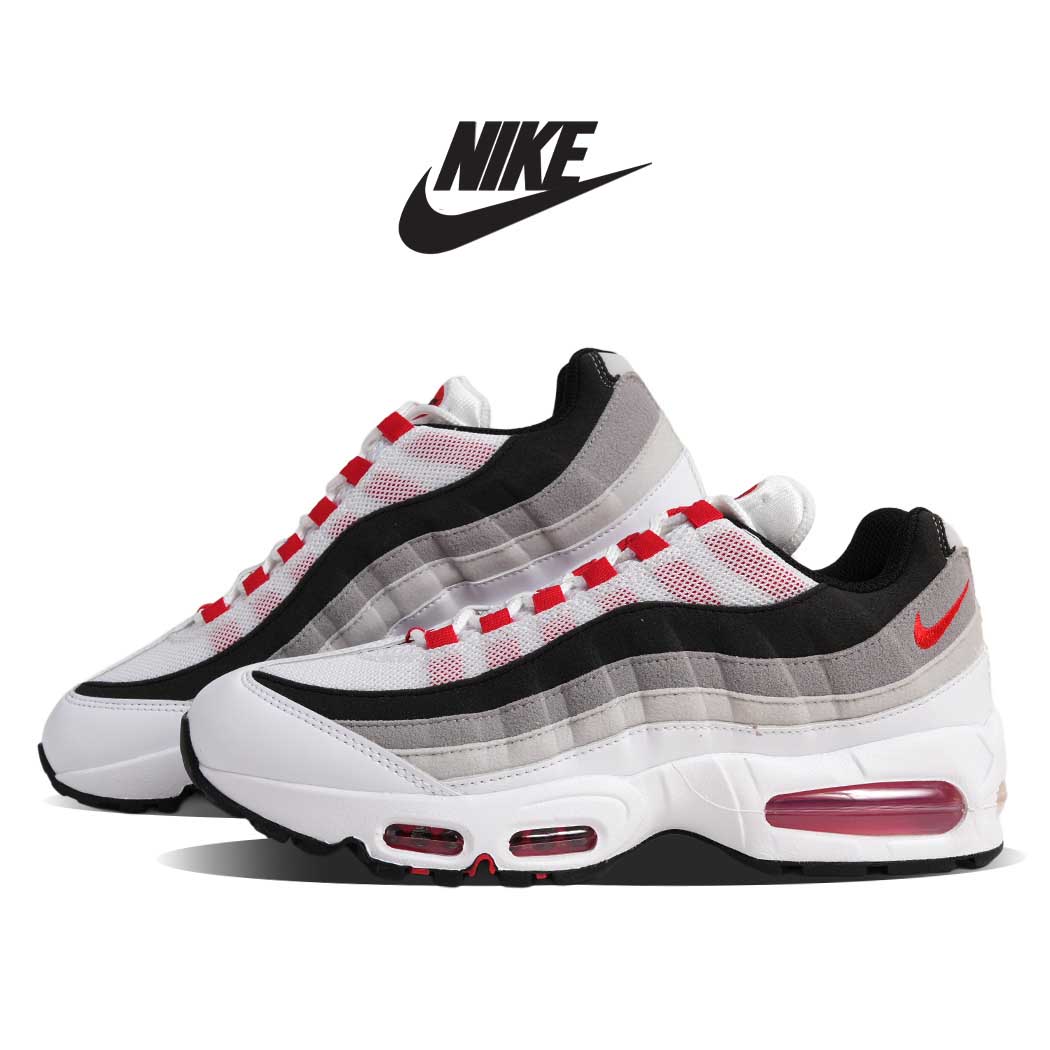 NIKE ナイキ AIR MAX 95 OG エアマックス ビッグバブル プレミアム スニーカー BIG BUBBLE PRM COMET ( ホワイト 白 赤 メンズ レディース IB7862-100 )