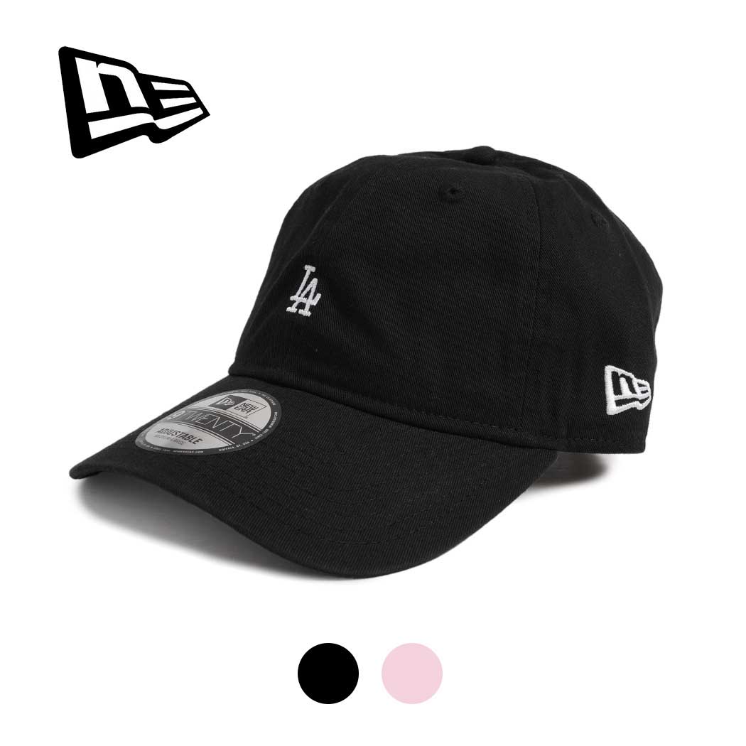 NEW ERA ニューエラ コットン ベースボール キャップ 帽子 9TWENTY WASHED COTTON CAP MINI LOGO LOS ANGELES DODGERS 2COLOR ( ロサンゼルス ドジャース LA メンズ レディース )