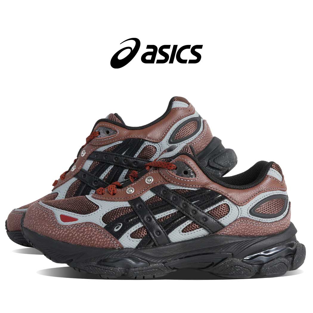 【15時までのご注文で即日発送！！】asics × HAL STUDIOS アシックス ハルスタジオ GEL-NYC 2.0 SSHS ゲル ニューヨーク スニーカー MAHOGANY BLACK HSDT ( ウィメンズ レディース 1203A896-200 )