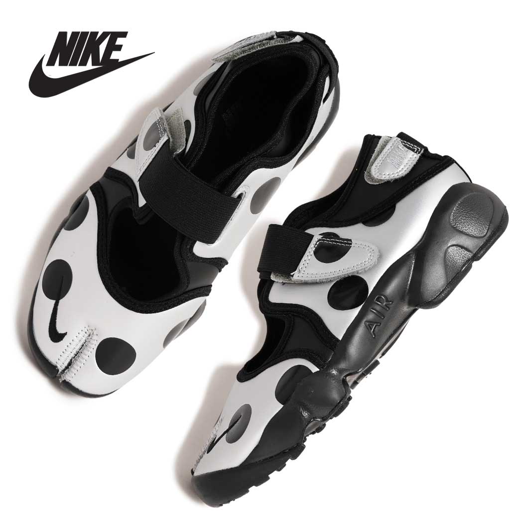 NIKE ナイキ ウィメンズ エア リフト サンダル スニーカー WMNS AIR RIFT BLACK METALLIC SILVER ( シルバー 水玉 足袋 タビ レディース IR0199-010 )