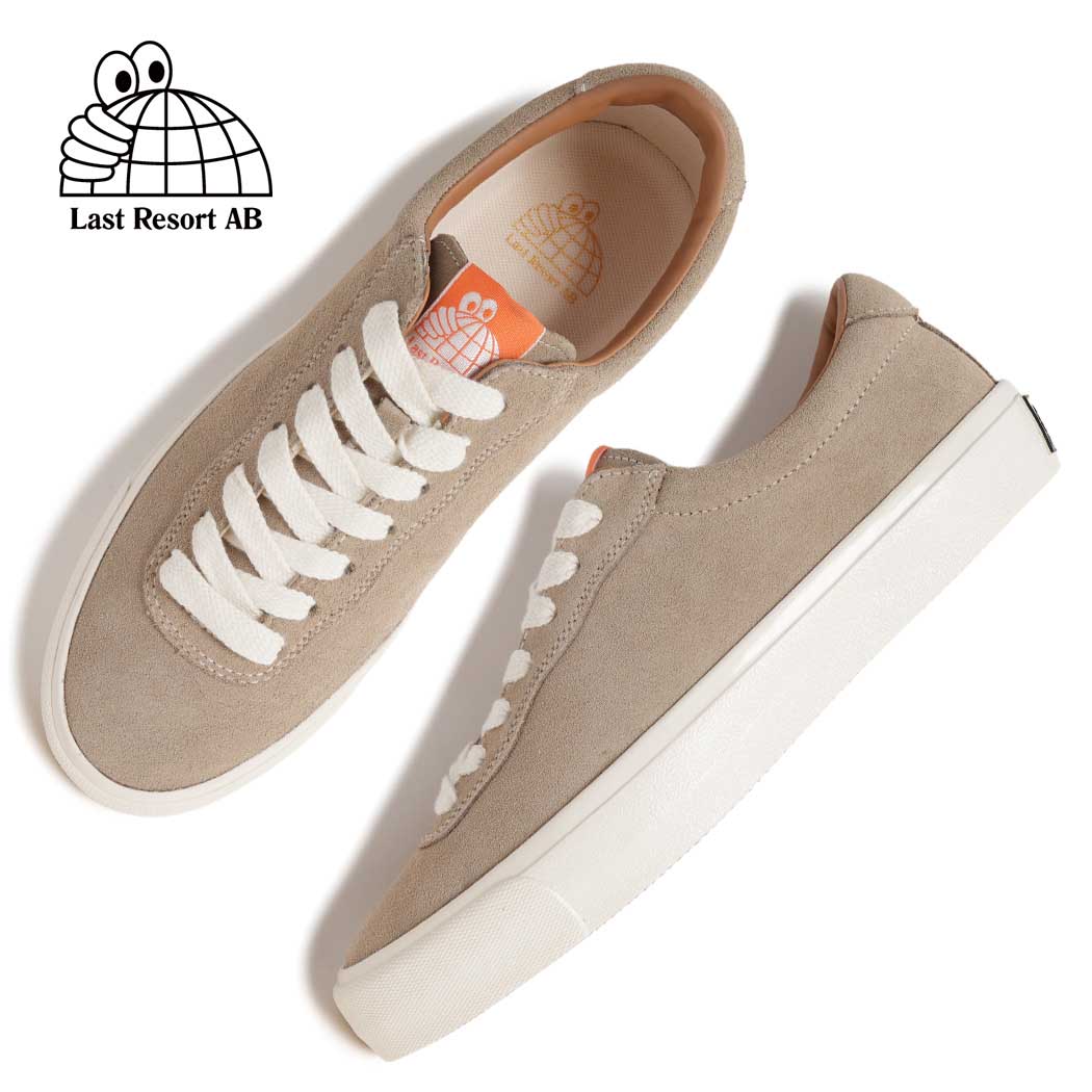 Rakuten - 【15時までのご注文で即日発送！！】LAST RESORT AB ラストリゾート ローカット スエード スニーカー VM001-LO SUEDE SAND WHITE ( ローテク ベージュ ブラウン スケート SKATE 白 メンズ レディース )