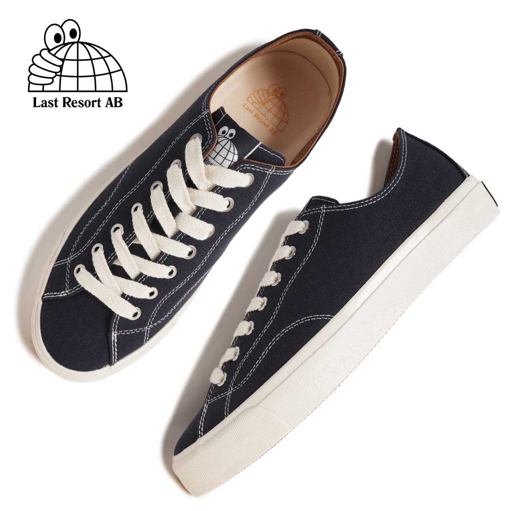 LAST RESORT AB ラストリゾート ローカット キャンバス スニーカー VM003 CANVAS LO EBONY WHITE ( ローテク 紫 スケート SKATE メンズ レディース )