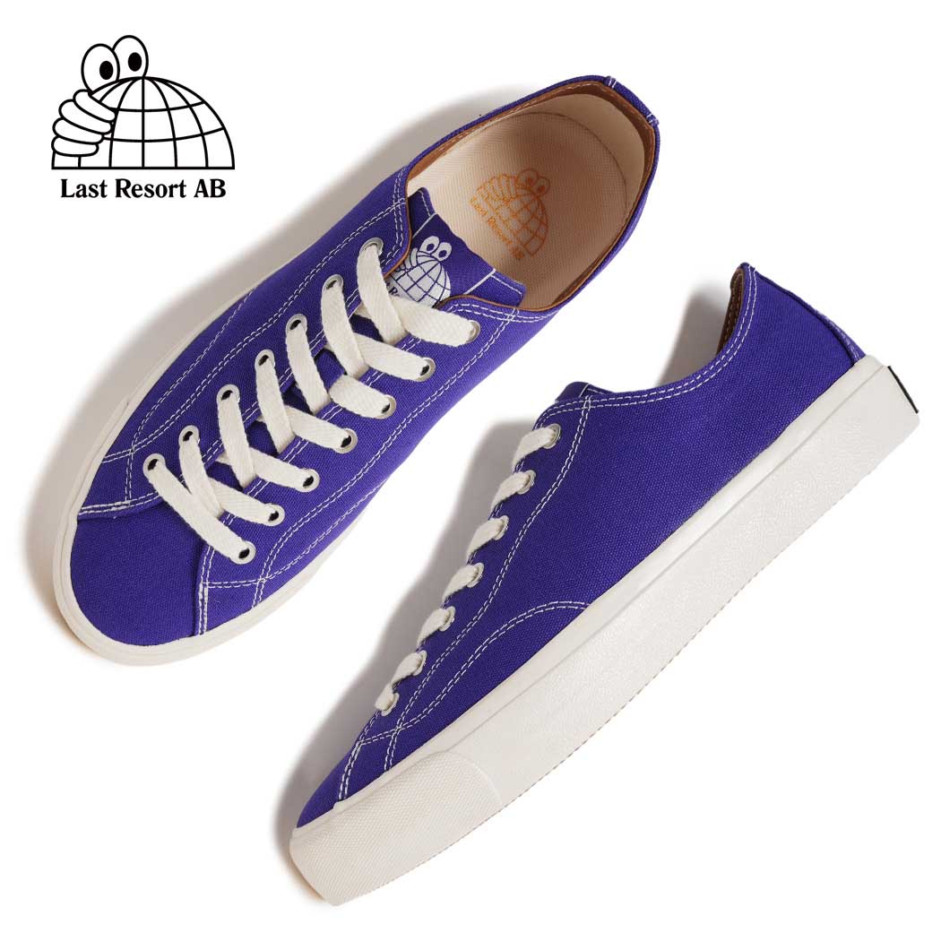 LAST RESORT AB ラストリゾート ローカット キャンバス スニーカー VM003 CANVAS LO LIBERTY PURPLE WHITE ( ローテク 紫 スケート SKATE メンズ レディース )