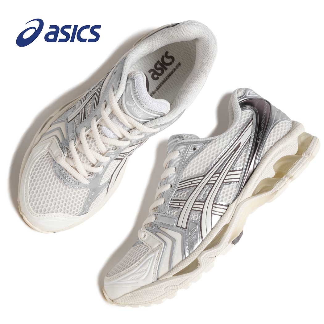 asics アシックス ゲル カヤノ スニーカー GEL-KAYANO 14 CREAM COCOA POWDER ( ホワイト シルバー 白 ランニング メンズ レディース 1203A537-118 )