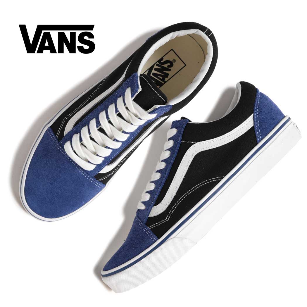 【お買い物マラソン限定クーポン配布中!!】VANS ヴァンズ オールド スクール スニーカー OLD SKOOL NINETIES NAVY ( バンズ ネイビー ローテク メンズ レディース VN000Z90NGV )
