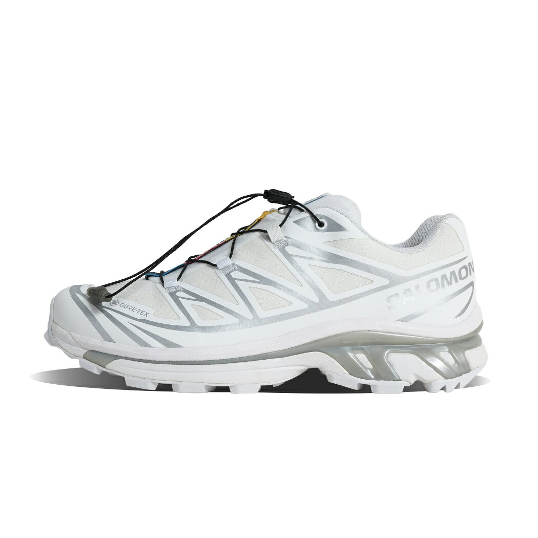 【15時までのご注文で即日発送！！】SALOMON サロモンXT-6 GORE-TEX スニーカー WHITE ( 白 ホワイト シルバー メンズ レディース ウィメンズ 防水 ゴアテックス トレイル L47581100 ) - 2