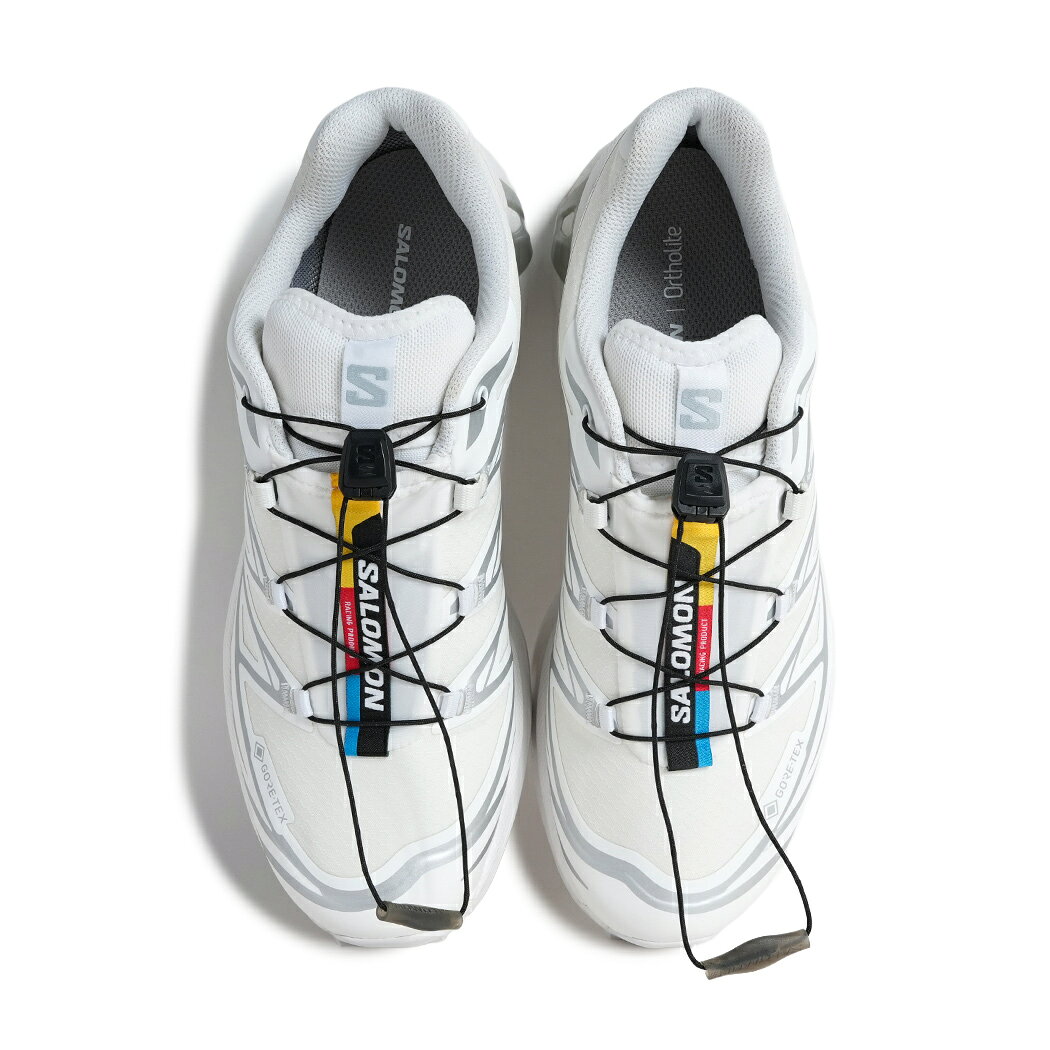 【15時までのご注文で即日発送！！】SALOMON サロモンXT-6 GORE-TEX スニーカー WHITE ( 白 ホワイト シルバー メンズ レディース ウィメンズ 防水 ゴアテックス トレイル L47581100 ) - 3