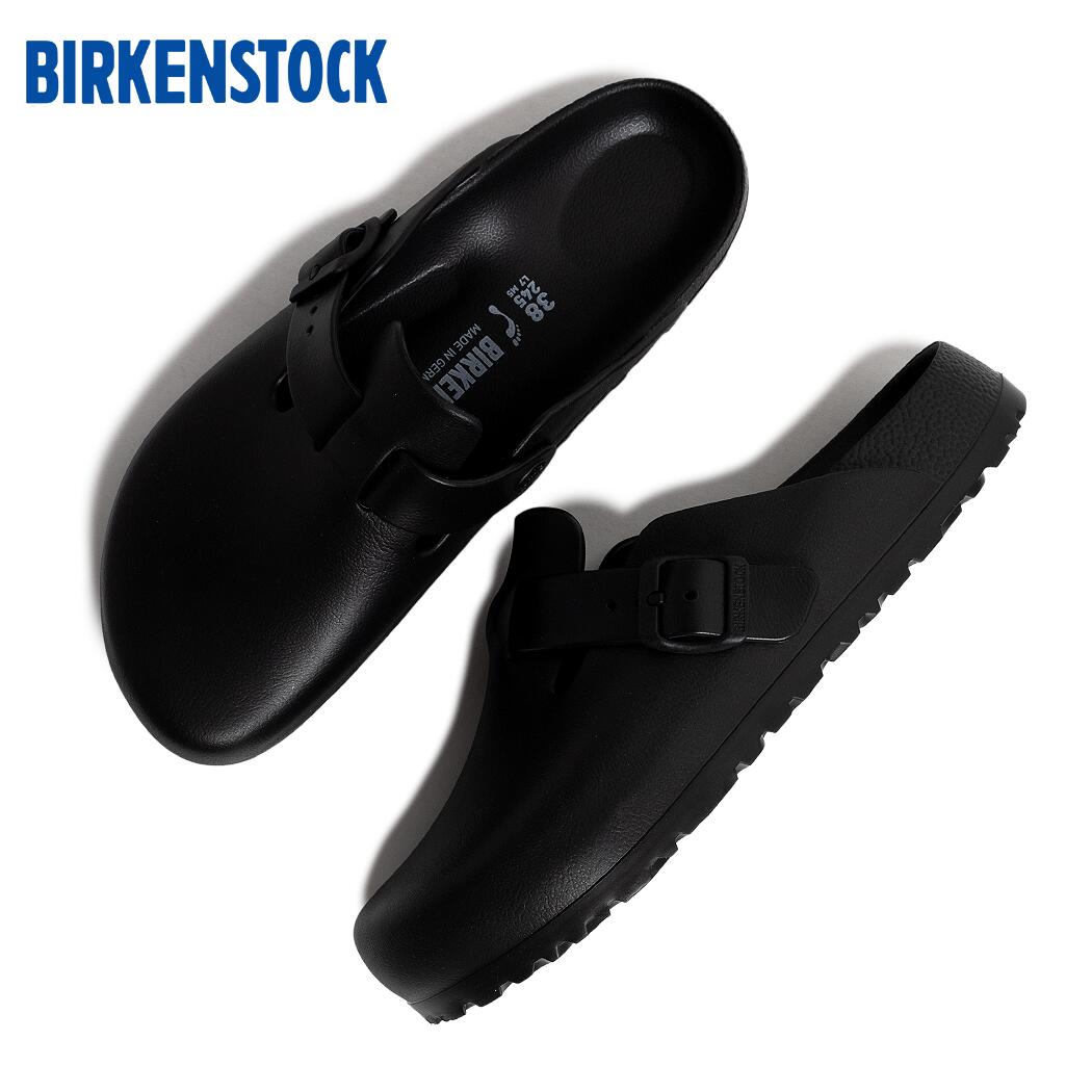 【最大5,000円offクーポン！】BIRKENSTOCK ビルケンシュトック BOSTON ボストン サンダル ミュール NARROW FIT BLACK ( ブラック 黒 レディース メンズ レザー ナロー幅 127103 )