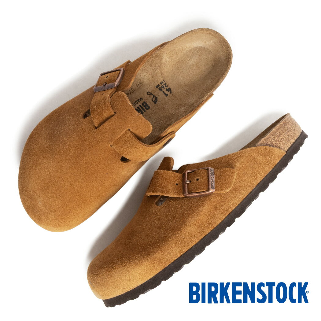 �ڤ��㤤ʪ�ޥ饽����ꥯ���ݥ������桪��BIRKENSTOCK �ӥ륱�󥷥�ȥå� �ܥ��ȥ� �ߥ塼�� ������� �쥮��顼�ե��å� BOSTON MINK (...