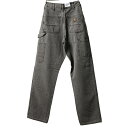 【G.Wスペシャルクーポン配布中!!】USA企画 CARHARTT WIP DOUBLE KNEE PANT Dearborn カーハート ダブル ニー パンツ デニム ( 日本未発売 海外限定 DENIM 黒 ブラックメンズ レディース I029196-89FH ) 2