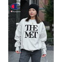 【15時までのご注文で即日発送!!】海外限定 CHAMPION チャンピオン スウェット THE MET APPLIQUED LOGO CREW SWEAT C...
