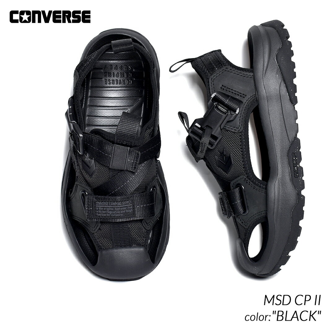 CONVERSE MSD CP II "BLACK" コンバース サンダル スニーカー ( 水陸両用 ベルト 黒 ブラック ストドア ミリタリー メンズ レディース ウィメンズ 34201771 )