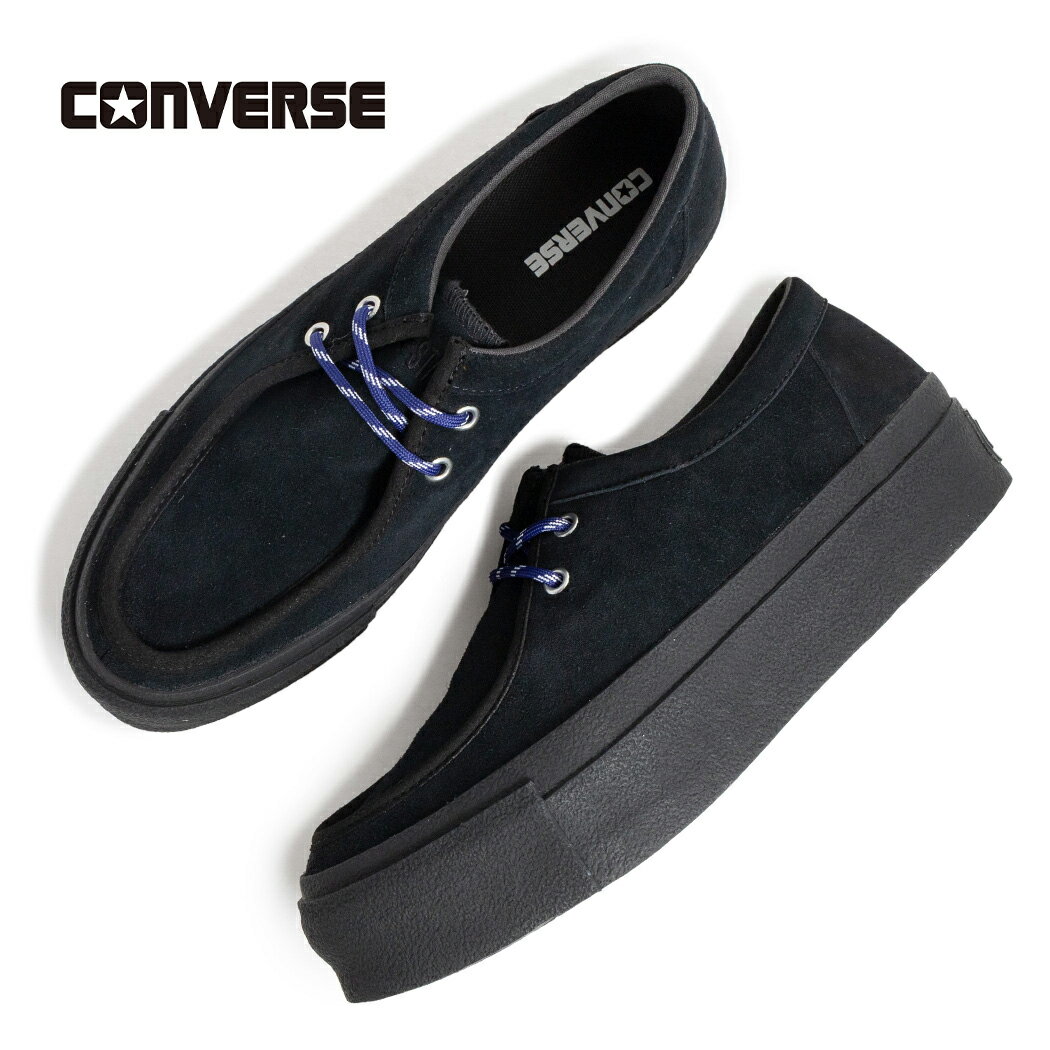 P10倍★【最大5,000円offクーポン！】CONVERSE コンバース モカシン スニーカー オールスター リフテッド ALL STAR LIFTED CREPETAPE MOCCASIN OX BLACK ( メンズ レディース 31316421 )