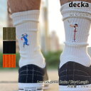 【お買い物マラソン限定クーポン配布中 】【ネコポス可】BRU NA BOINNE × decka -quality socks- Pile Socks / Embroidery デカ ブルーナボイン パイル エンブロイダリー 刺繍 ソックス 靴下