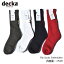 【G.Wスペシャルクーポン配布中!!】decka -quality socks- Pile Socks - Embroidery AngelDevil デカ クオリティー パイルソックス ショートレングス ソックス 靴下 ( メンズ レディース ウィメンズ 靴下 de-25-2 )