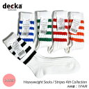 【お買い物マラソン限定クーポン配布中!!】【レディース】decka -quality socks- Heavyweight Socks / Stripes 4t...