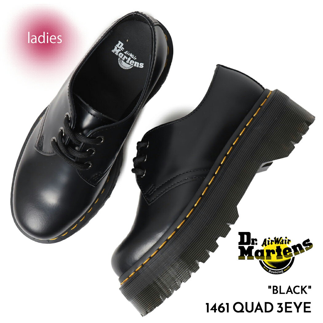 ʡOK15ޤǤΤʸ¨ȯDr.Martens ɥޡ 3 쥶 塼 ֡ 1461 QUAD...