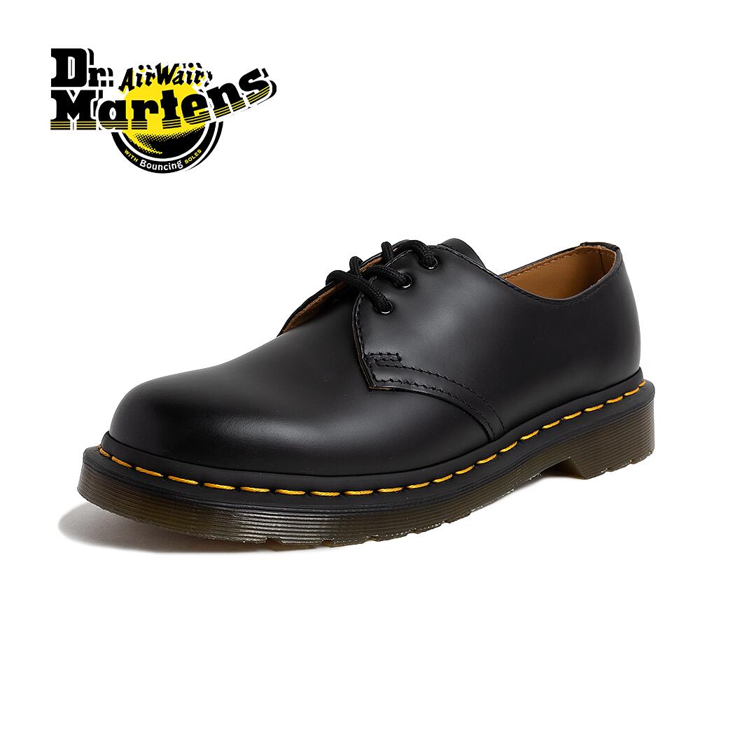 【ブラックフライデー限定クーポン配布中！！】DR.MARTENS ドクターマーチン 3アイ ギブソン レザー シューズ 1461 3EYE GIBSON SHOE MONO BLACK SMOOTH ( ブーツ 黒 ブラック メンズ 10085001 )のサムネイル