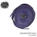 【G.Wスペシャルクーポン配布中 】【ネコポス可】Foxtrot Uniform THREADS SPORT LACES ROYAL フォックストロット ユニフォーム シューレース スニーカー ( 120cm 170cm ロイヤル 紺 紫 靴紐 )