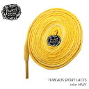 Foxtrot Uniform THREADS SPORT LACES MAIZE フォックストロット ユニフォーム シューレース スニーカー ( 120cm 170cm 黄色 イエロー 靴紐 )