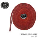 【G.Wスペシャルクーポン配布中!!】【ネコポス可】Foxtrot Uniform THREADS SPORT LACES RED フォックストロット ユニフォーム シューレース スニーカー ( 120cm 170cm 赤 レッド 靴紐 )