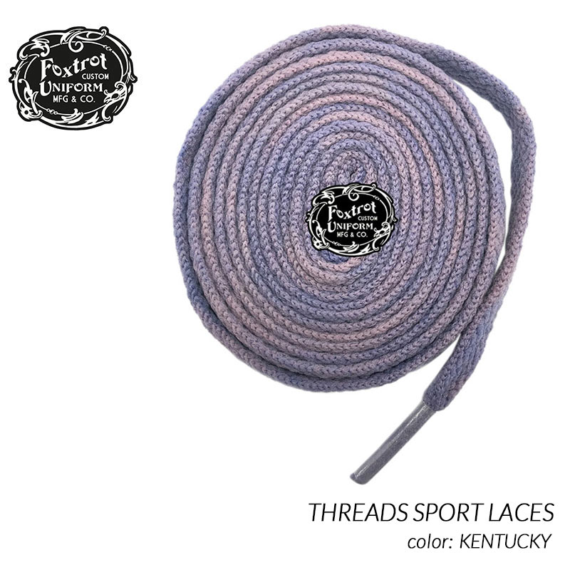 楽天PRECIOUS PLACE【ネコポス可】Foxtrot Uniform THREADS SPORT LACES KENTUCKY フォックストロット ユニフォーム シューレース スニーカー （ 120cm 170cm ケンタッキー 靴紐 ）