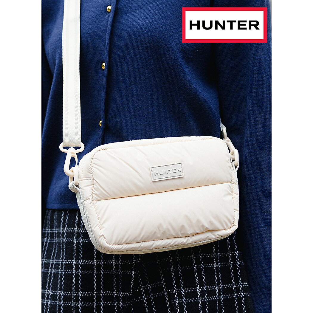 樂天商城 - 【お買い物マラソン限定クーポン配布中!!】HUNTER ハンター クロスボディ バッグ ショルダーバッグ イントレピッド エクストラ パフド INTEREPOD EXTRA PUFFED CROSSBODY WHITE ( かばん ナイロン メンズ レディース UBX5514KBMCCR )