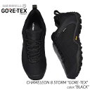 MERRELL CHAMELEON 8 STORM GORE-TEX BLACK メレル カメレオン ストーム シューズ スニーカー ( 黒 ブラック ゴアテックス メンズ J033103 )