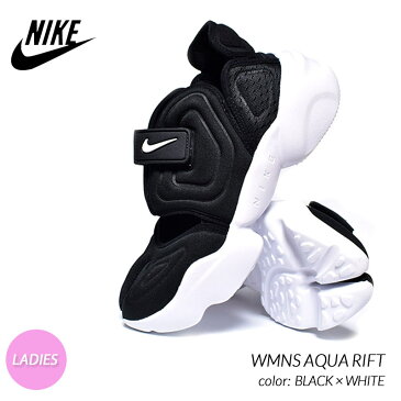 NIKE WMNS AQUA RIFT BLACK × WHITE ナイキ ウィメンズ アクア リフト スニーカー サンダル ( 黒 ブラック SANDAL レディース CW7146-001 )