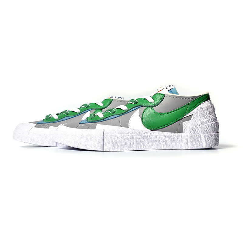 NIKE × SACAI BLAZER LOW GREEN × GRAY ナイキ ブレーザー ロー スニーカー ( サカイ ブレイザー 緑 グリーン レディース ウィメンズ DD1877-001 )